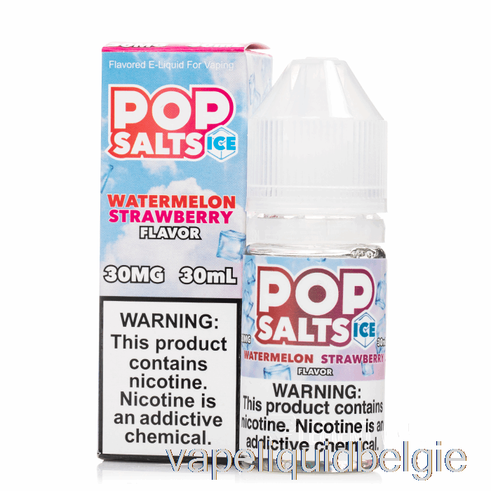 Vape Smaken Ijs Watermeloen Aardbei - Pop Salts - 30ml 30mg